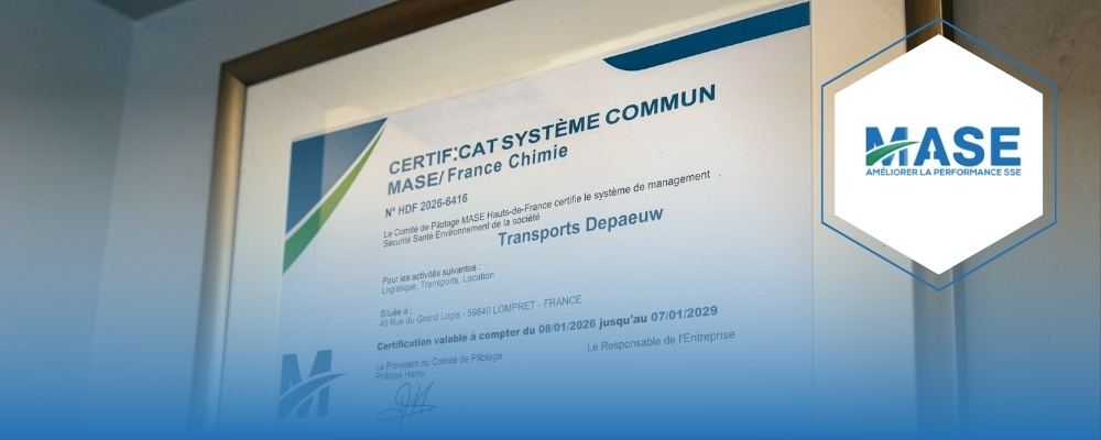 DEPAEUW renouvelle sa certification MASE jusqu&rsquo;en 2029 : 10 ans d&rsquo;engagement